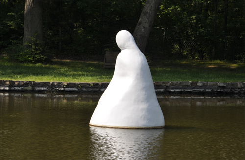 one of the art sculptures entitled Dancers