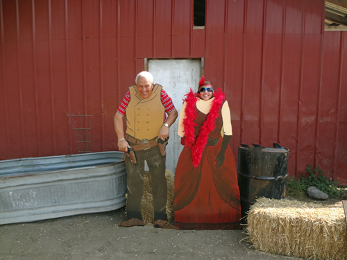 The wo RV Gypsies become fancy western dudes!