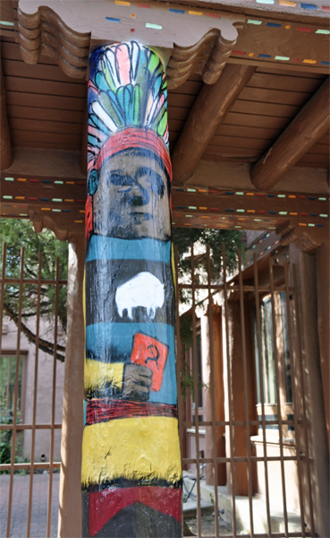 painted pole