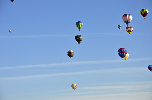 Smokey the Bear hot air balloon and others