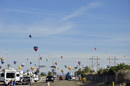 the last look at the hot air balloons