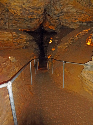 within the Mark Twain Cave
