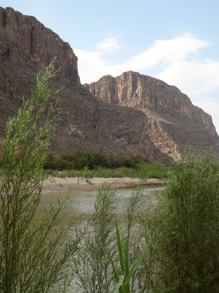 the gap in the Santa Elena Canyon