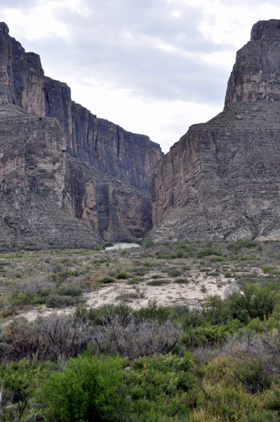 the gap in the Santa Elena Canyon