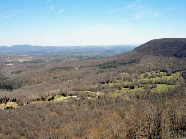 scenic overlook and tower in Jasper, Arkansas