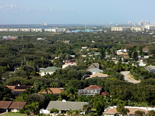 view from the top of the lighthouse
