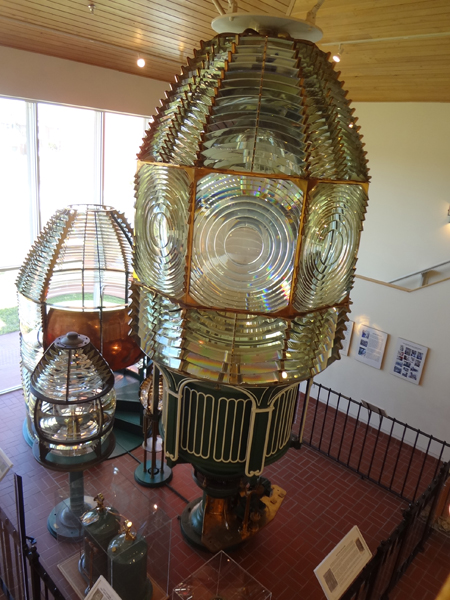 Fresnel lens in the museum