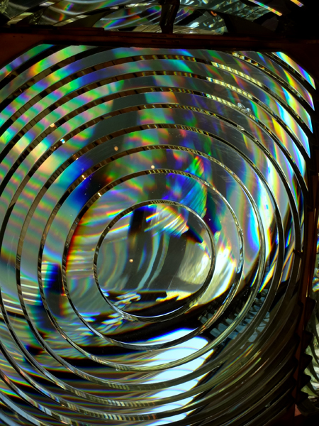 Fresnel lens in the museum