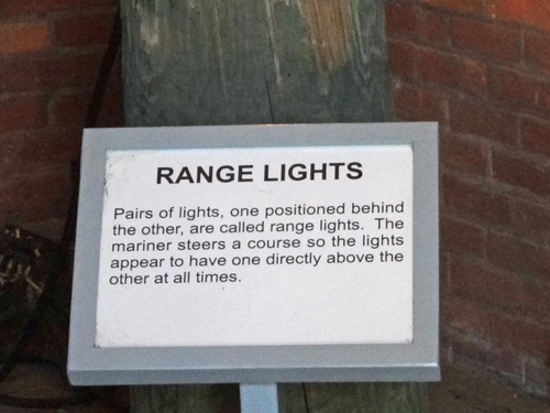 sign about range lights