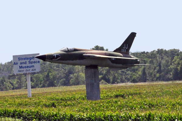 Strategic Air and Space Museum jet
