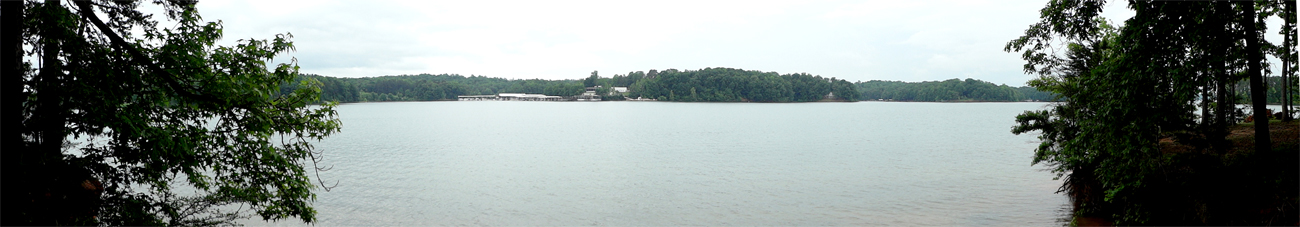 panorama at Lake Hartwell State Park