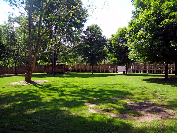 the entrance to the reconstructed Fort Watauga
