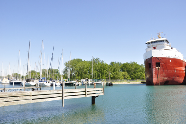 the CSL Tadoussac and the Frontenac