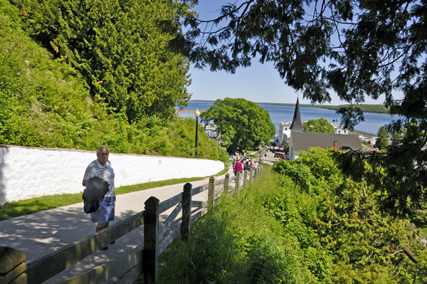 Lee Duquette on Mackinac Island