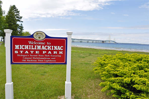 welcome to Michilimackinac State Park