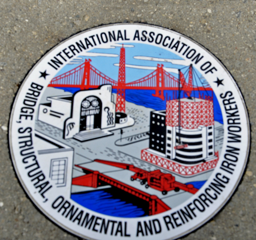 iron workers plaque