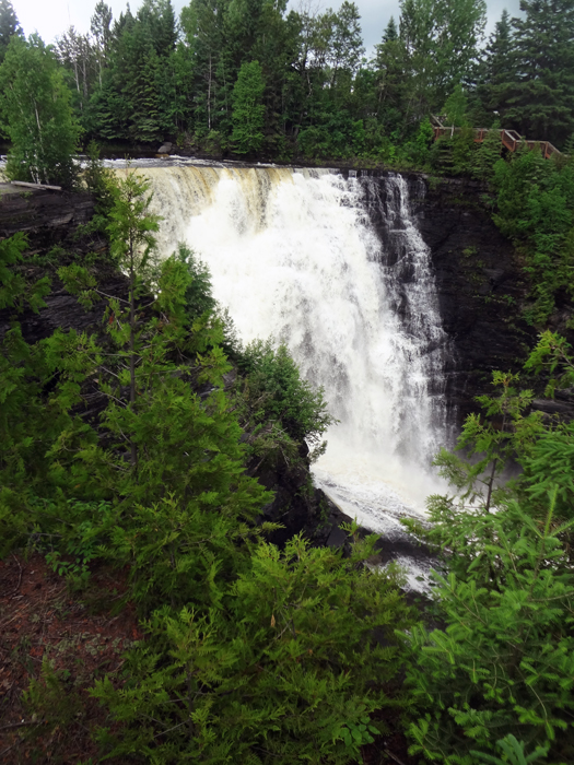 Kakabeka Falls as seen from the Visitor Center side of the park