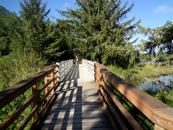 Karen Duquette on the boardwalk