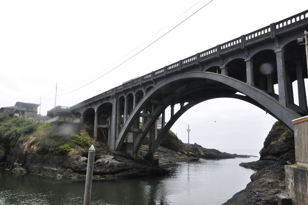 the bay leading to the Pacific Ocean
