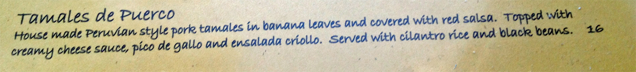 description of food shown below