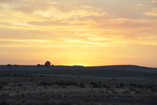 Sunrise at Bruneau Dunes State Park