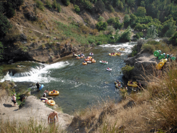 the second waterfall  and the steepest