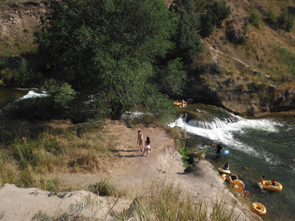 the second waterfall  and the steepest
