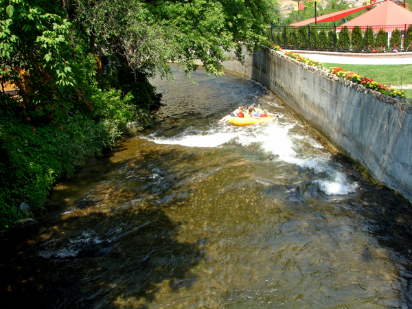 the Portneuf Rver