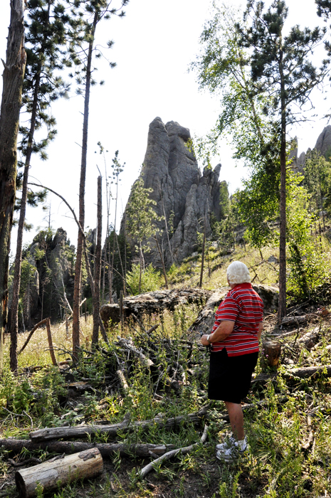 Lee Duquette in the Cathedral Spires area