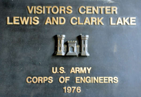 the Lewis and Clark?Visitor Center sign