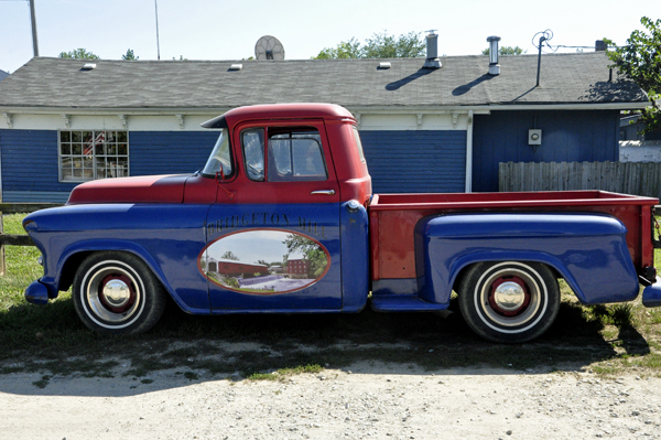An old pickuyp truck