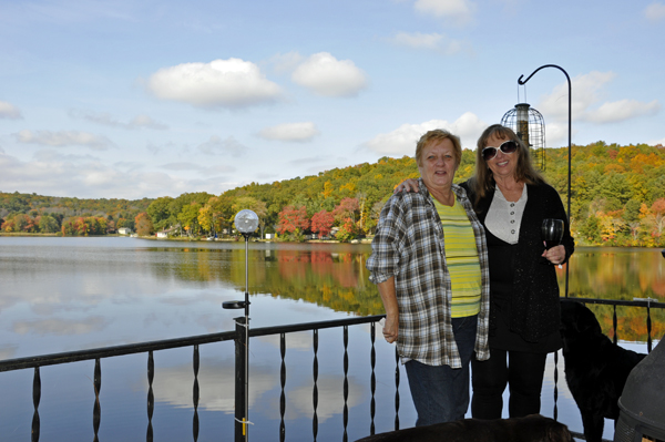 Sandy Collins and Karen Duquette