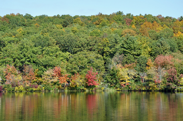 Fall colors on Mossup Pond