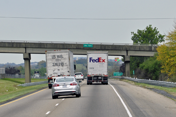 The U.S. Mail truck VS. the FedEx truck
