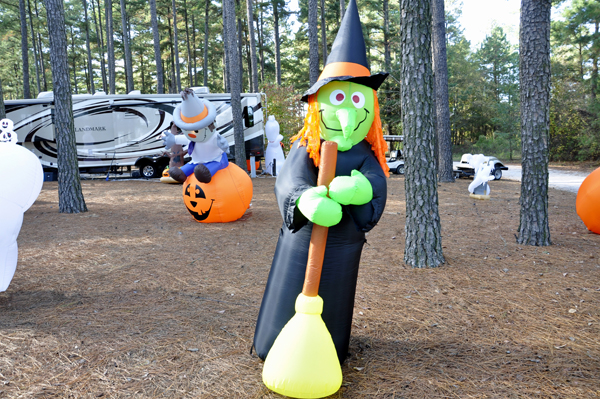 Halloween decorations - witch