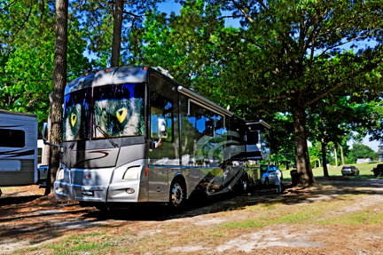 The new yard for the two RV Gypsies