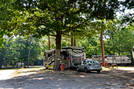 The new yard for the two RV Gypsies