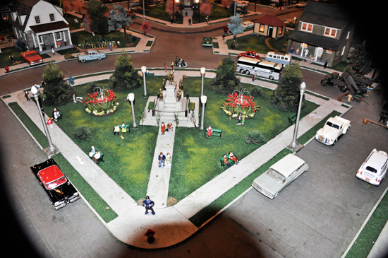 town square