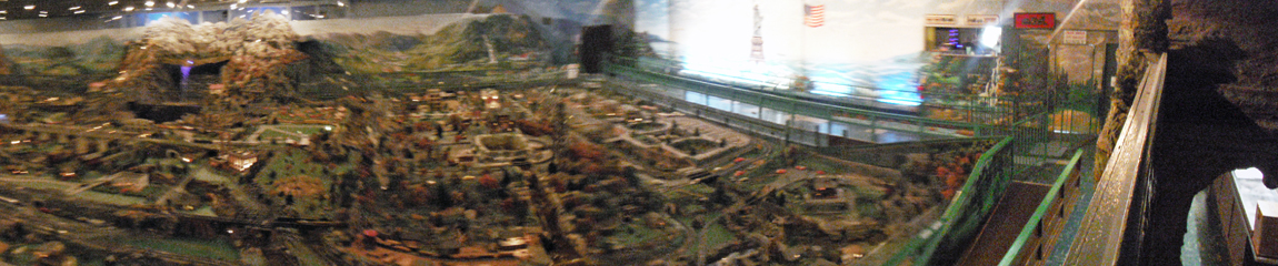 panorama of the Roadside America Miniature Village