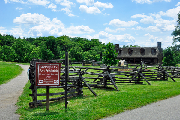 Welcome to Fort Frederick sign