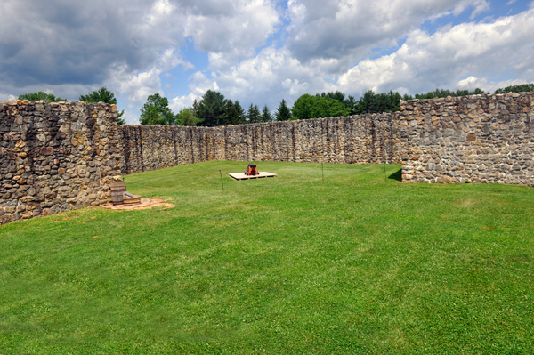 inside Fort Frederick