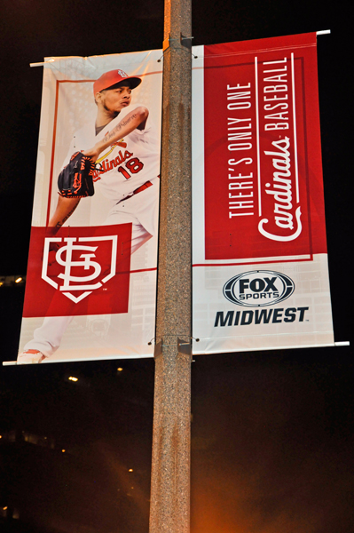 Cardinals babseball flags