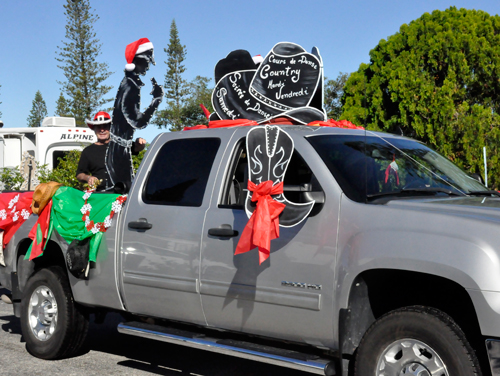 Christmas parade in the RV Park