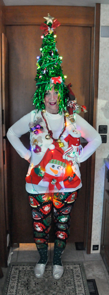 Ugly Sweater on Karen Duquette