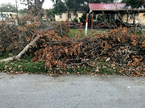 Hurricane Irma  wreckage