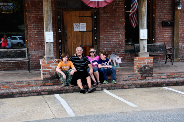 Seth, Lee, Karen, and Seth's friend