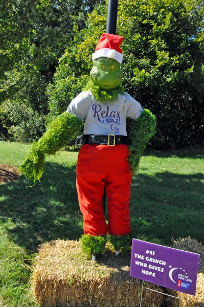 Grinch scarecrow