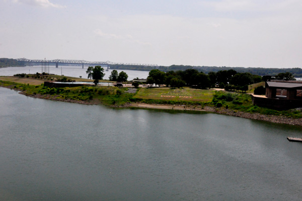 view from cross-over bridge