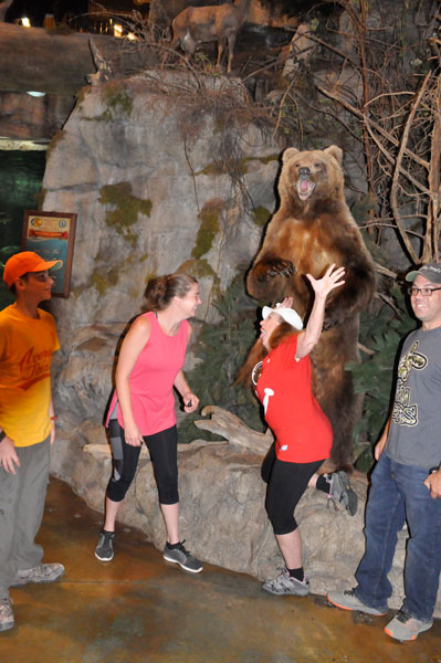 Karen Duquette and the bear