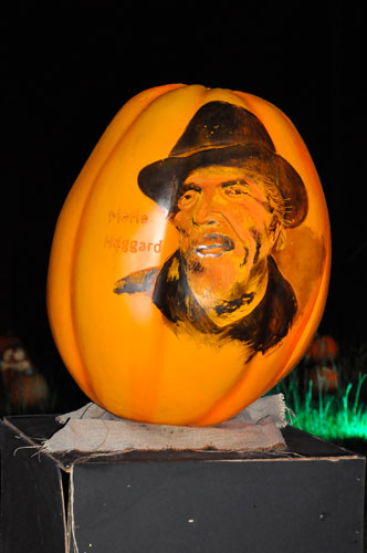 Merle Haggard pumpkin